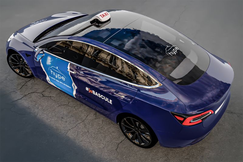 🚖⚡ Hype launches a transitional test phase with several dozen pre-owned Teslas